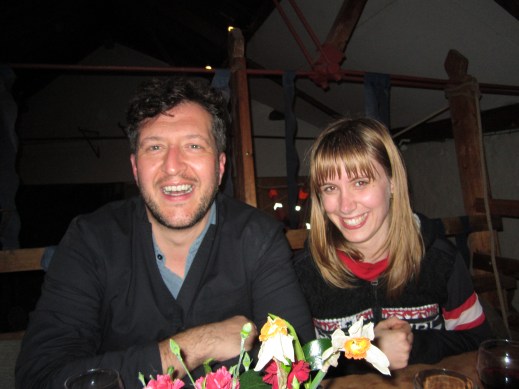 At Prusia Cove (UK) with composer Thomas Ades