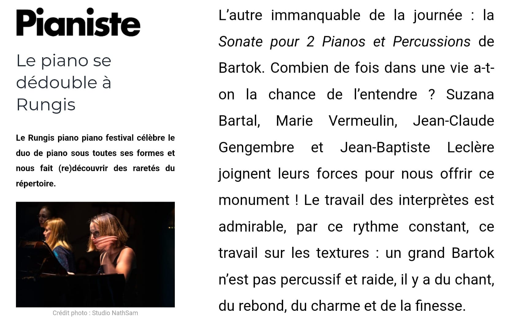 Pianiste Critique 10.24